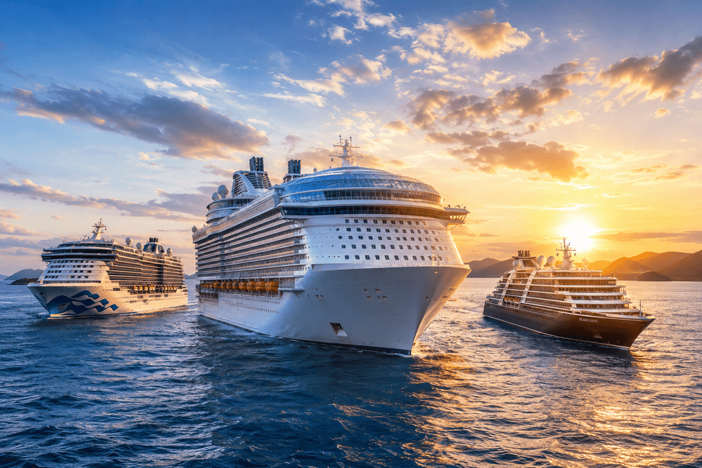Best cruise lines in the world featuring luxury, premium, and family cruise ships at sea