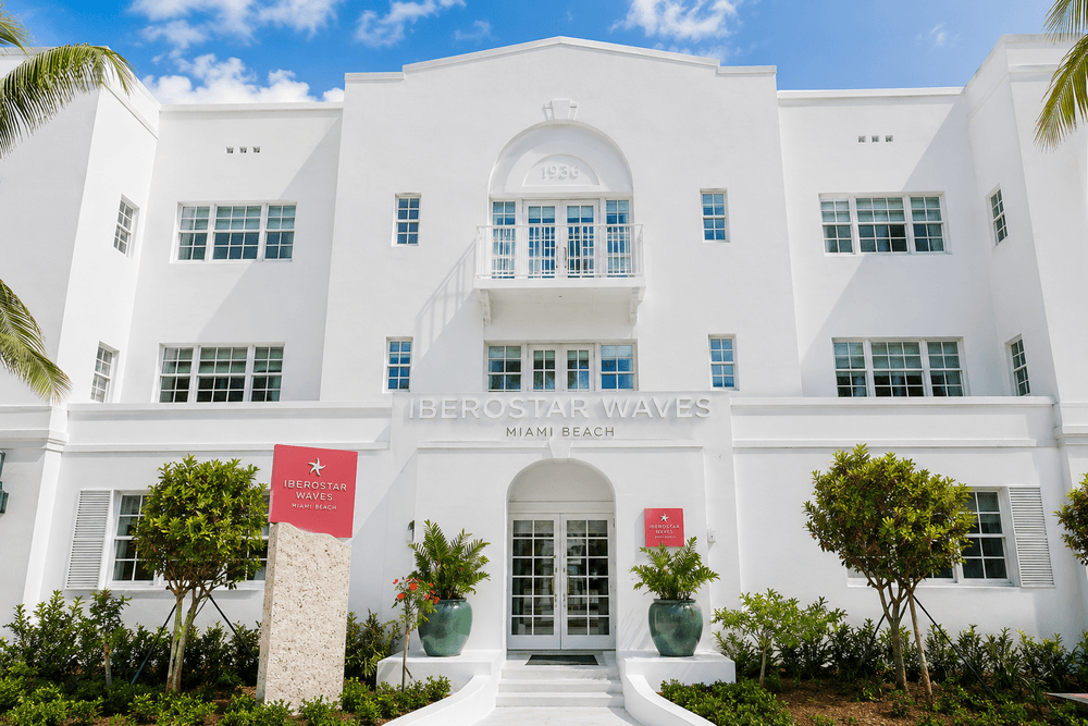 Iberostar Waves Miami Beach hotel exterior in Mid-Beach Miami